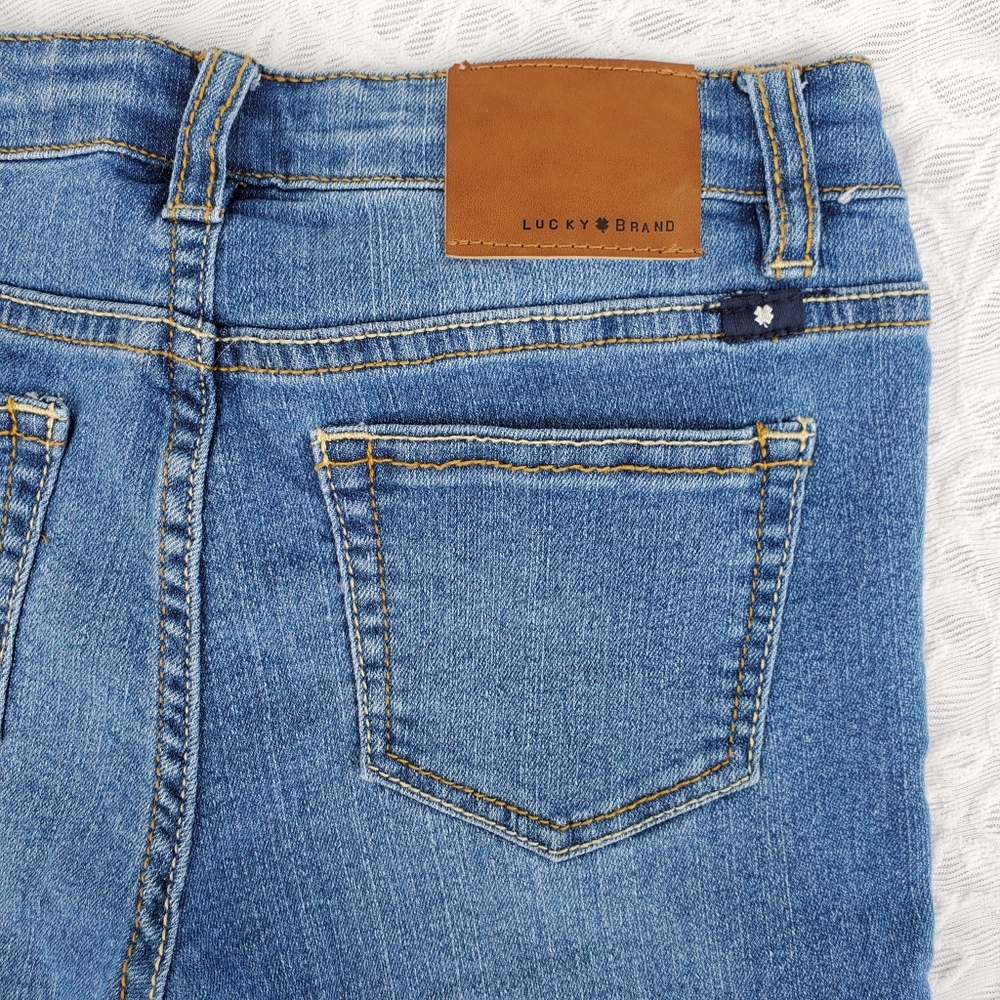 SOLD Lucky Brand Patchwork Jeans Size 12 - Picture 5 of 6